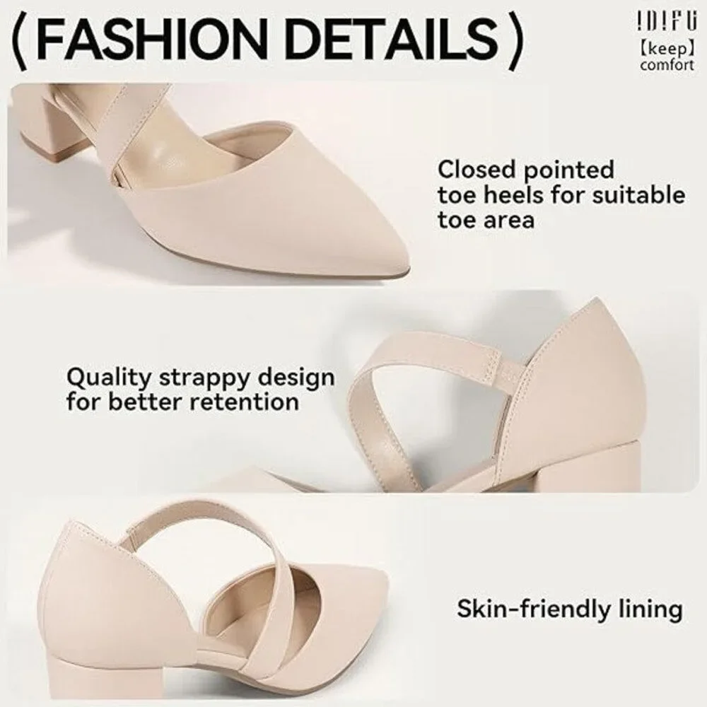 IDIFU Womens Size 6 Tan 2.5
